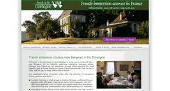 Desktop Screenshot of frenchinthedordogne.com